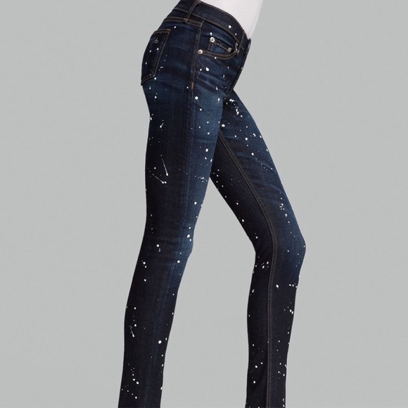 Rag & Bone | The Skinny In Anfield Splatter - Picture 2 of 4